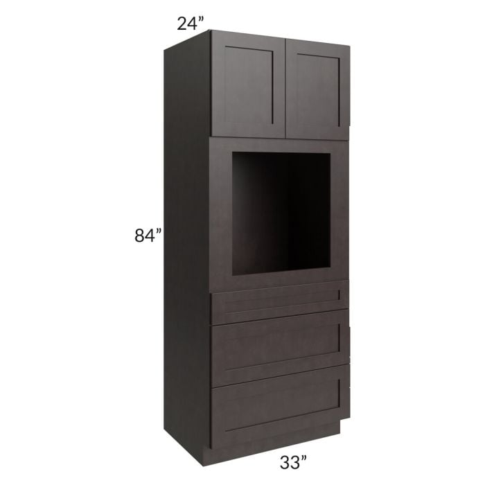 RTA Brazilian Shaker 33" x 84" Oven Cabinet