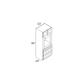 RTA Brazilian Shaker 33" x 84" Oven Cabinet with 2 Decorative End Panels