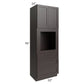 RTA Brazilian Shaker 33" x 96" Oven Cabinet with 1 Decorative End Panel