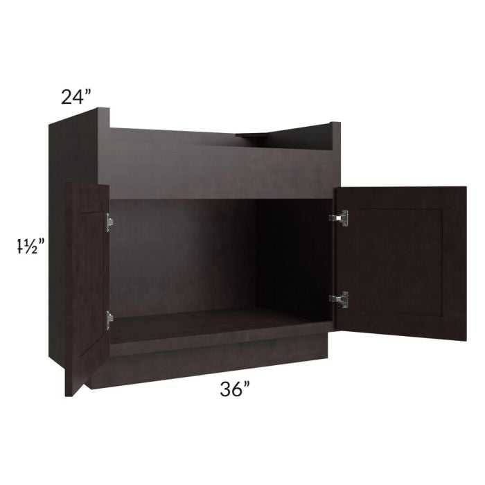 RTA Brazilian Shaker 36" Farm Sink Base Cabinet