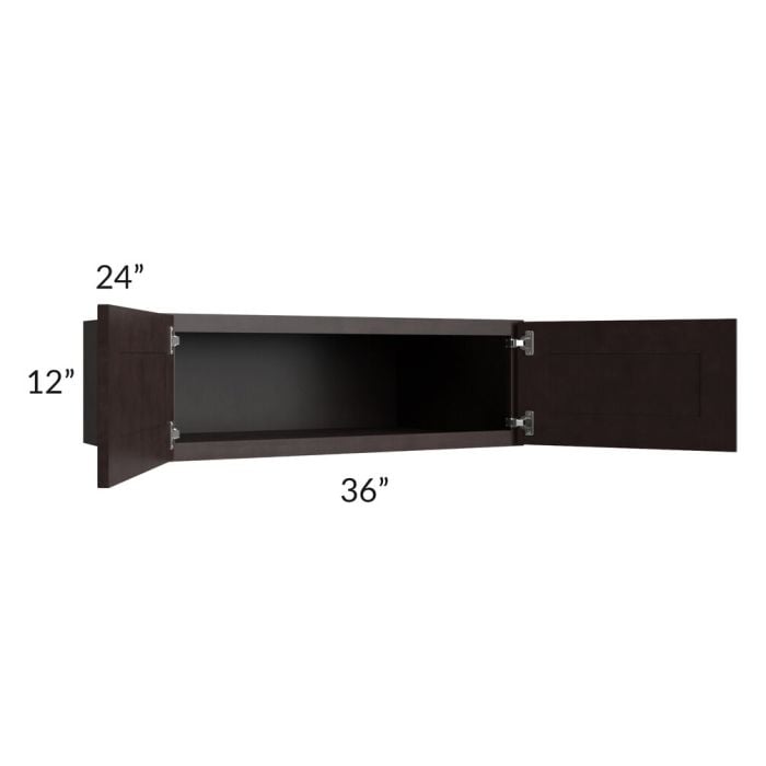 RTA Brazilian Shaker 36" x 12" x 24" Wall Cabinet