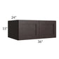 RTA Brazilian Shaker 36" x 15" x 24" Wall Cabinet