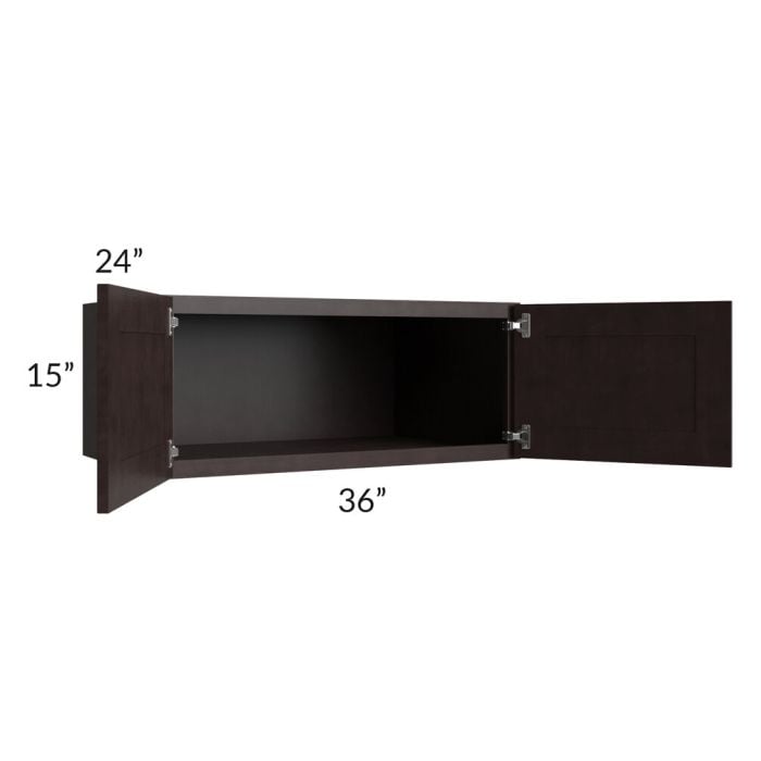 RTA Brazilian Shaker 36" x 15" x 24" Wall Cabinet