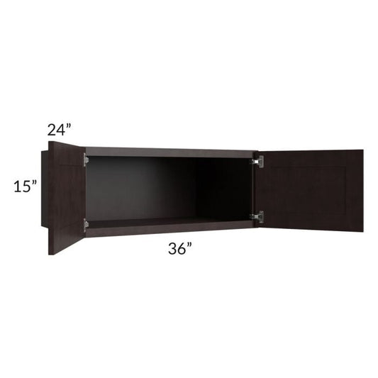 RTA Brazilian Shaker 36" x 15" x 24" Wall Cabinet