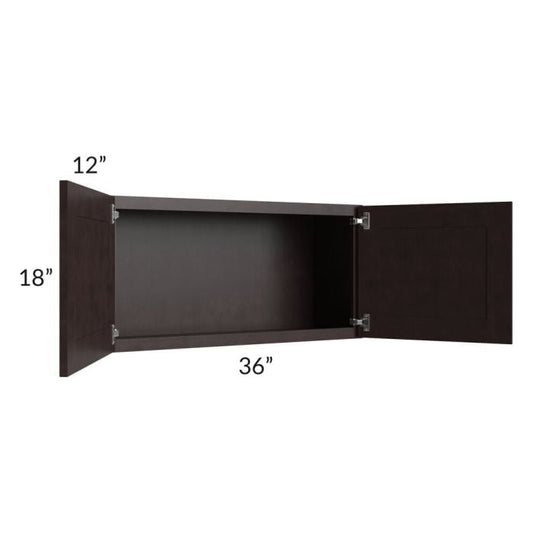RTA Brazilian Shaker 36" x 18" Wall Cabinet
