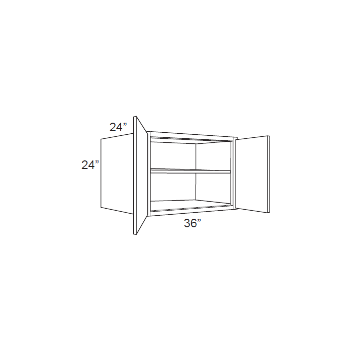 RTA Brazilian Shaker 36" x 24" x 24" Wall Cabinet