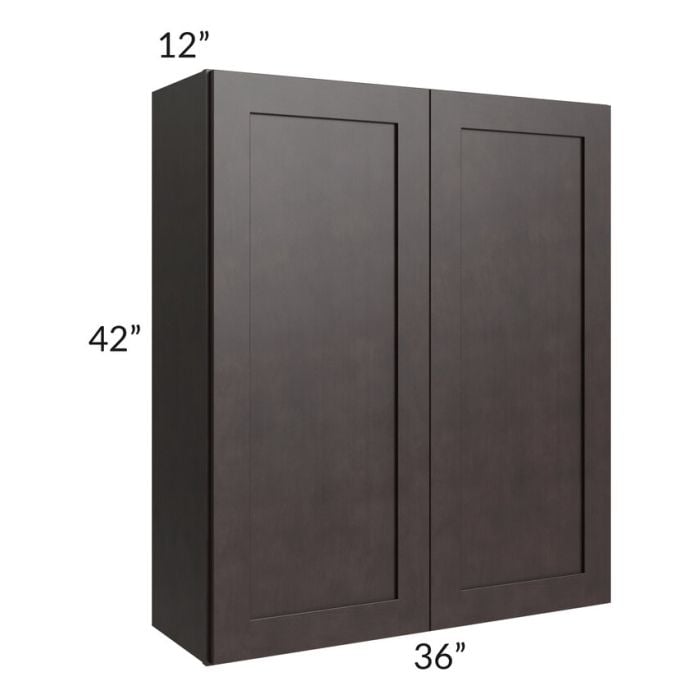 RTA Brazilian Shaker 36" x 42" Wall Cabinet with Glass Door