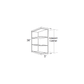 RTA Brazilian Shaker 5" x 36" Wall End Shelf Cabinet