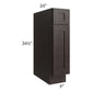 RTA Brazilian Shaker 9" Base Cabinet with 2 Decorative End Panels