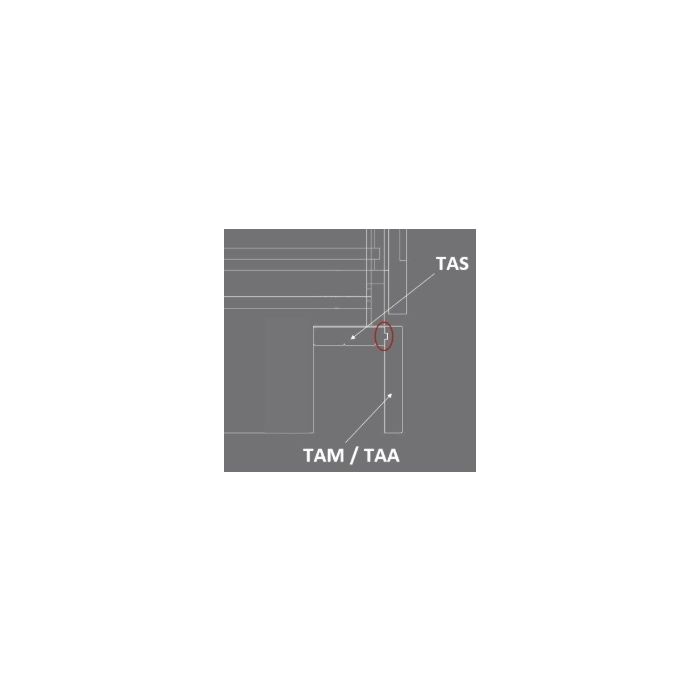 RTA Brilliant White Shaker 24" Arched Apron Toe Kick