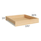 RTA Brilliant White Shaker 24" Roll Out Tray