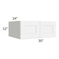 RTA Brilliant White Shaker 30" x 12" x 24" Wall Cabinet