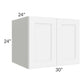 RTA Brilliant White Shaker 30" x 24" x 24" Wall Cabinet