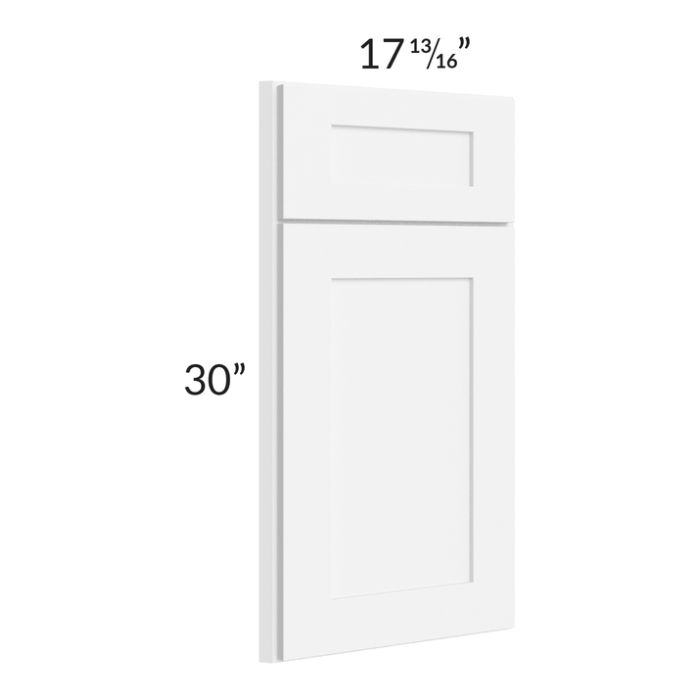 RTA Brilliant White Shaker 36" Corner Sink Base Front