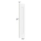 RTA Brilliant White Shaker 6" x 30" Overlay Filler