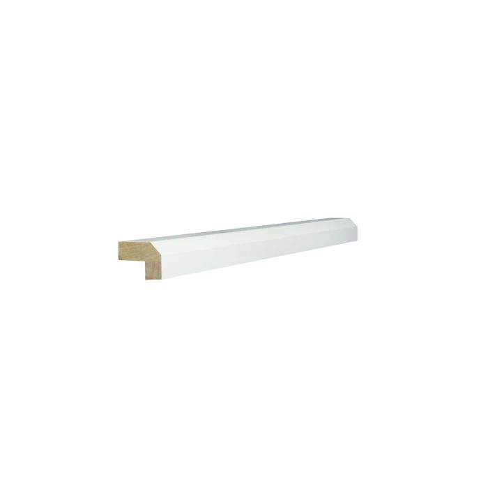 RTA Brilliant White Shaker 96" Angled Light Rail Molding