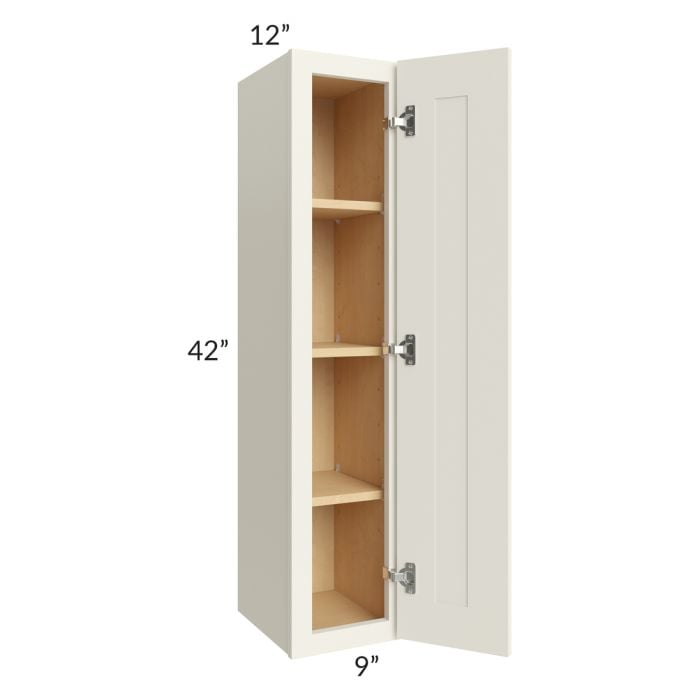 RTA Cambridge Antique White Glaze 09" x 42" Wall Cabinet