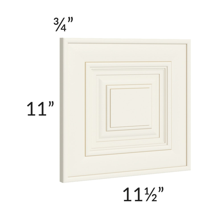 RTA Cambridge Antique White Glaze 12" x 12" Wall Decorative Door