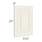 RTA Cambridge Antique White Glaze 12" x 18" Wall Decorative Door