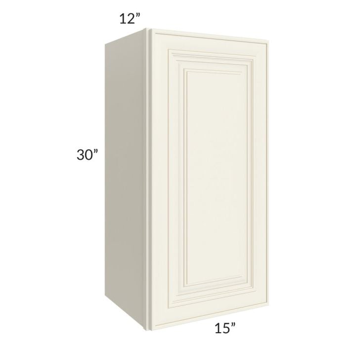 RTA Cambridge Antique White Glaze 15" x 30" Wall Cabinet