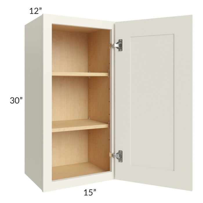 RTA Cambridge Antique White Glaze 15" x 30" Wall Cabinet