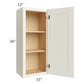RTA Cambridge Antique White Glaze 15" x 36" Wall Cabinet with 2 Decorative End Panels