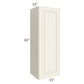 RTA Cambridge Antique White Glaze 15" x 42" Wall Cabinet with 2 Decorative End Panels