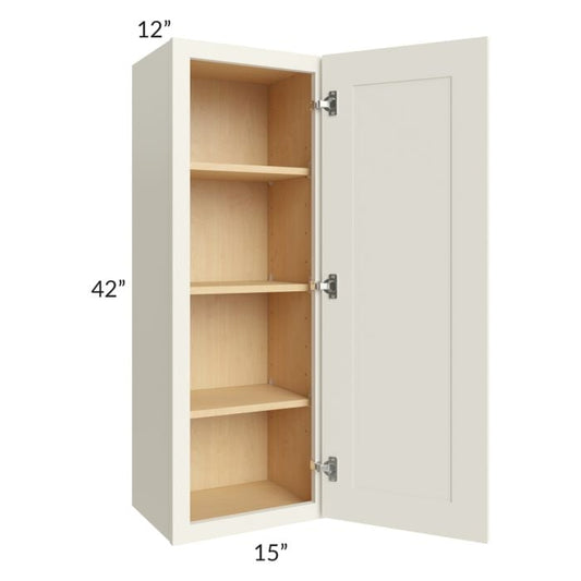 RTA Cambridge Antique White Glaze 15" x 42" Wall Cabinet