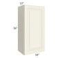RTA Cambridge Antique White Glaze 18" x 36" Wall Cabinet with 2 Decorative End Panels