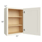 RTA Cambridge Antique White Glaze 21" x 30" Wall Cabinet