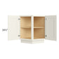 RTA Cambridge Antique White Glaze 24" Base End Angle Cabinet