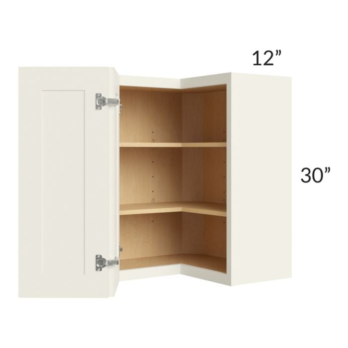 RTA Cambridge Antique White Glaze 24" x 30" Wall Easy Reach Cabinet
