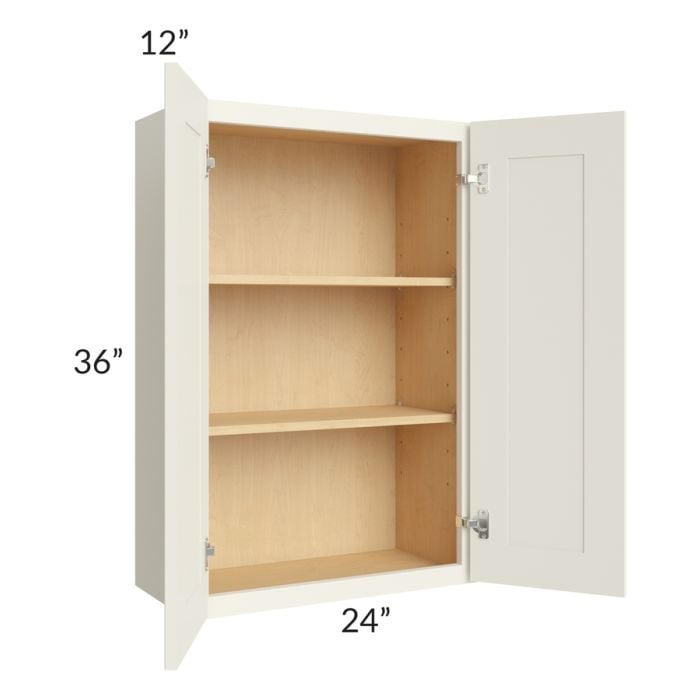 RTA Cambridge Antique White Glaze 24" x 36" Wall Cabinet