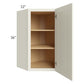 RTA Cambridge Antique White Glaze 24" x 36" Wall Diagonal Corner Cabinet