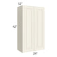 RTA Cambridge Antique White Glaze 24" x 42" Wall Cabinet