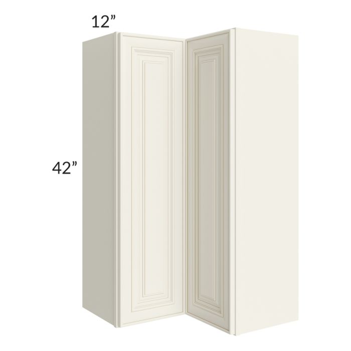 RTA Cambridge Antique White Glaze 24" x 42" Wall Easy Reach Cabinet