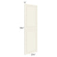 RTA Cambridge Antique White Glaze 24" x 84" Tall Decorative Door Set
