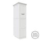 RTA Cambridge Antique White Glaze 24" x 90" Tall Decorative Door Set