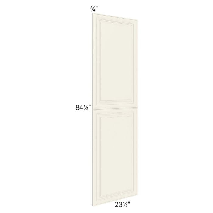 RTA Cambridge Antique White Glaze 24" x 90" Tall Decorative Door Set