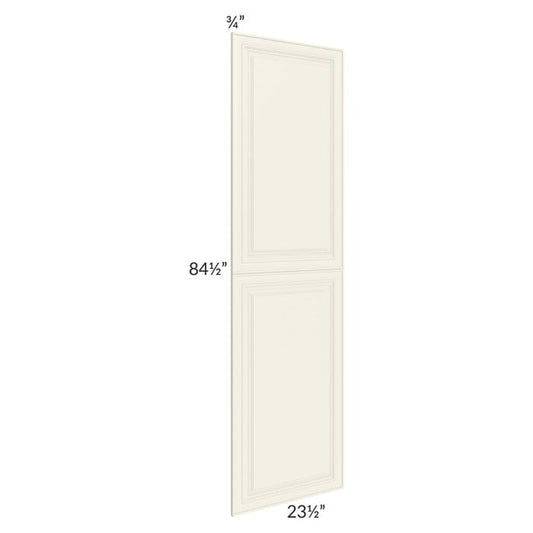 RTA Cambridge Antique White Glaze 24" x 90" Tall Decorative Door Set