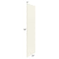 RTA Cambridge Antique White Glaze 24" x 96" Finished Panel (3/4" Thick)