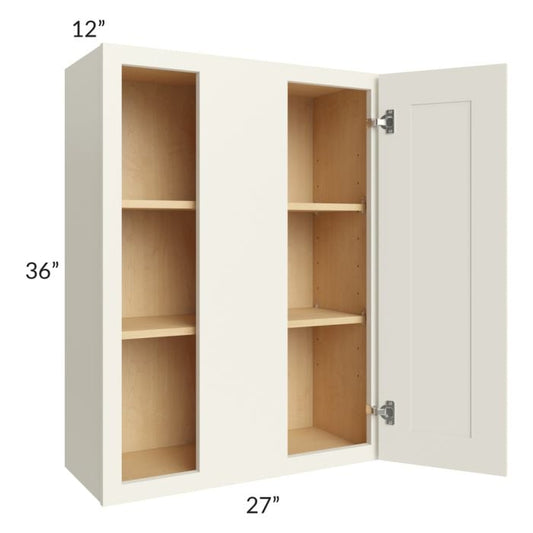 RTA Cambridge Antique White Glaze 27" x 36" Wall Blind Cabinet
