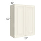 RTA Cambridge Antique White Glaze 27" x 36" Wall Cabinet