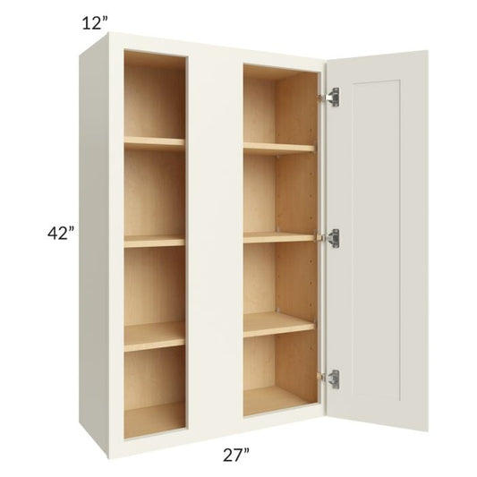 RTA Cambridge Antique White Glaze 27" x 42" Wall Blind Cabinet