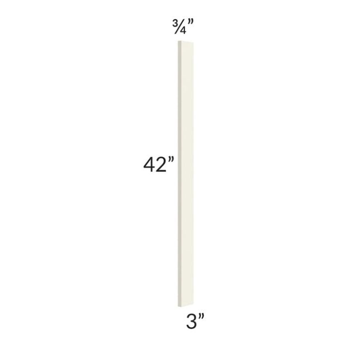 RTA Cambridge Antique White Glaze 3" x 42" Filler