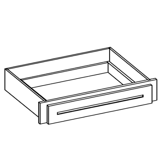 RTA Cambridge Antique White Glaze 30" Desk Knee Drawer (trimmable)