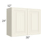 RTA Cambridge Antique White Glaze 30" x 24" Wall Cabinet