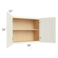 RTA Cambridge Antique White Glaze 30" x 24" Wall Cabinet
