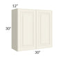 RTA Cambridge Antique White Glaze 30" x 30" Wall Cabinet