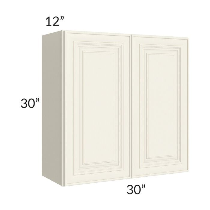 RTA Cambridge Antique White Glaze 30" x 30" Wall Cabinet